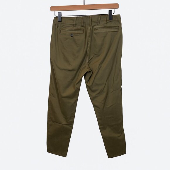 MOUSSY VINTAGE NWT $295 Ansley Chino Slim Cropped Pant In Khaki Size 25 - Picture 7 of 7